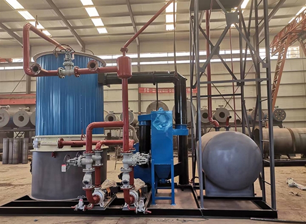 60萬大卡生物質(zhì)撬裝導(dǎo)熱油鍋爐